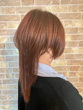 マティーナ ヘアー 池袋(Matina hair) 【ハイウルフ×ピンクブラウン♪】20代30代40代