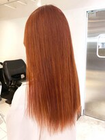 アイティー バイ アルバム 浦和店(IT by ALBUM)&nbsp;オレンジロング_大人ガーリーチョコレートプリカール_ba410062