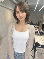 ルネ 北千住(Renee) 大人ボブ_オルチャンヘア_ダークグレージュ_ワンホンヘア