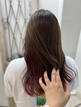 美容室 パルス 静岡鷹匠店(PALS) インナーカラー　デザインカラー　イヤリングカラー