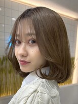 ロンドブルーム 天神大名店(Lond Bloom) ミルクティベージュカラーミニボブ大人ショートボブショート