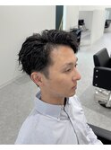 ハーフバック ツイストスパイラルパーマ