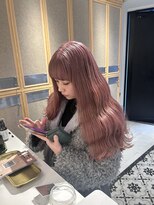 ヘアサロン ガリカ 表参道(hair salon Gallica) ホワイトピンク/韓国風/ハイトーンカラー/ハイブリーチカラー