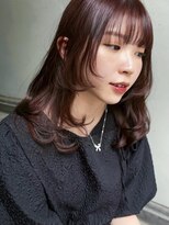 ローランド(Rowland)&nbsp;レイヤーカット  / 顔周りカット / ピンクブラウン