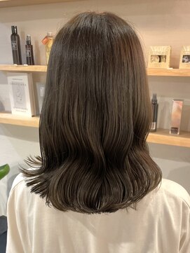 ミルヘアデザイン(mil hair design) ミルクティーベージュダブルカラーケアブリーチインナーカラー