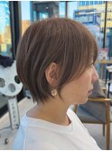 前髪カタログ/イメチェンスタイル/ウェーブパーマ/こなれミディ