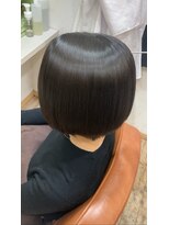 ボクノ(bokuno) 大人気丸みボブ☆髪質改善×縮毛矯正スタイル