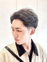ヘアーアンドグルーミング ヨシザワインク(HAIR&GROOMING YOSHIZAWA Inc.)&nbsp;メンズビジネスパーマナチュラル緩め理容室毛流れ眉毛カット