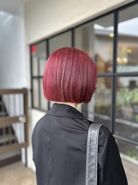 モルフォ ヘアー プロダクト(Morpho Hair Product) パツッとボブ×高発色レッド
