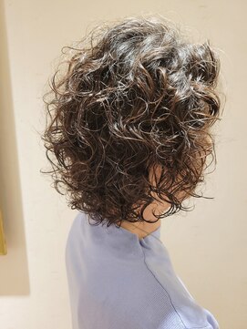 松本平太郎美容室 吉祥寺パートファイブ(PART5) 40代50代60代70代×ミディアムレイヤーウェーブ×クリープパーマ