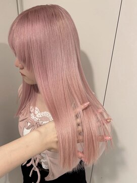 ペレ アネックス 大阪梅田茶屋町店(PELE ANNEX) くびれヘア/アプリコットオレンジ/夏のヘアアレンジ/梅田