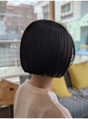 10代20代30代かわいい切りっぱなしボブ