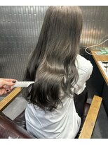 ボアップ 難波店(boappu)&nbsp;#エクステ#プルエクステ#ロングヘア#オリーブグレージュ