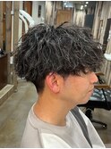 Men'sカット/学割U24カットカラー/眉毛/ニュアンスパーマ/新越谷