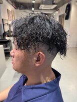 イズ(iss)&nbsp;パーマの残りを活かしてメンテナンスカット