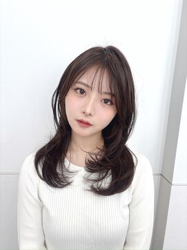 リブランド 銀座(REBRAND) 内巻きミドルレイヤーダークモカブラウン