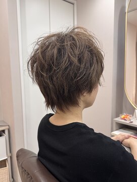 カミノワ(kaminowa) 白髪率20%おすすめヘア/神戸/三宮/脱白髪染め/白髪ぼかし/