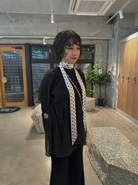 ショートボブ×レディースパーマ