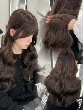 ジュイル ハラジュク(JEWIL HARAJUKU) 20代30代大人可愛い大人可愛いココアグレージュ顔周り原宿