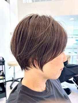ジュベ 別府店(juve.) 別府ショートボブ顔まわりレイヤーカット髪質改善カラー30代