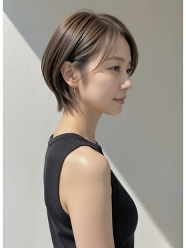 ゲイン(Gain) ショートカット・レイヤーカット×白髪ぼかし