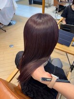 ユニ バイ マグ 長野店(Uni.by Mag)&nbsp;"ピンクカラー" 透明感ブリーチなしピンク