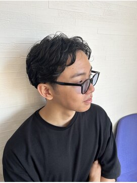 トコトコ(tocotoco) ツーブロック×かきあげスタイル
