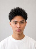 スパイキーショートアップバング
