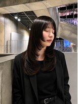 ヒール 銀座(heel) 内巻きハッシュカット