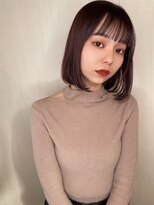 エル(elle)&nbsp;ツヤ命！上品ショコラの大人外ハネミニボブ