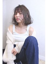 ルーフ 町田店(LUFE)&nbsp;【LUFE】アッシュベージュ×ナチュラルハイライト 担当三宅