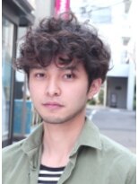 ブークル(boucle)&nbsp;外国人風2ブロックソフトカーリー