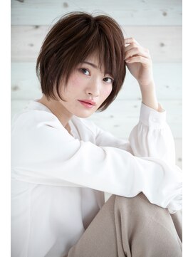 リル 8F 銀座(Rire) 【Rire-リル銀座-】小顔☆斜めバングショートボブ☆