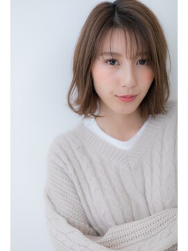 カバーヘアアンドスパ ブリス 浦和(COVER HAIR&SPA bliss) 大人可愛いくせ毛風ルーズな小顔外ハネボブZ浦和20代30代40代