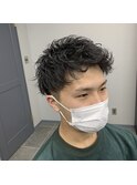 アップバングショート
