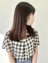 フォーク FOLK&nbsp;【FOLK】透明感クリアブラウン☆似合わせ内巻きセミロング♪