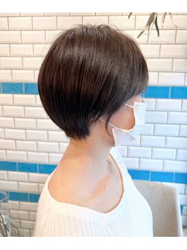 シー バイ ロンド 新宿(Sea by Lond) 【佐伯】ショートボブ/ショートボブ/ダークブラウン