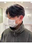 カルマパーマ センターパート ニュアンスパーマ