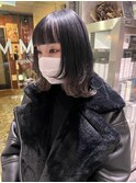 ウルフカット×インナーホワイトベージュ