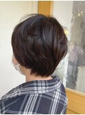 すっきりオトナ可愛いショートボブスタイル♪