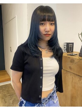 クラフト ヘア デザイン(CRAFT HAIR DESIGN) ザクザクレイヤーのグラデーションスタイル