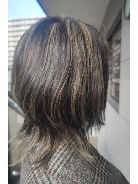ヘアーサロン リーベ 東久留米店(Hair Salon Liebe) ハイライトウルフ