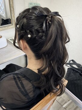 ヘアセット専門店 ナゴミ 池袋店(nagomi) 編み込みポニーテール