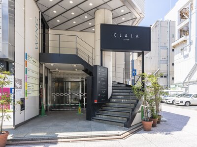 PARCOから徒歩1分★黒い「CLALA JAPAN」の看板が目印のビルです