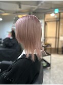 #黒髪#ボブルフ#ネビージュ#小顔#ワンレン