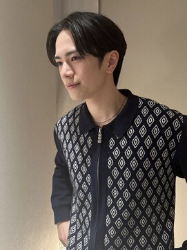 ノラ ギンザ(NORA GINZA) ダウンパーマニュアンスパーマセンターパートコンマヘア髪質改善