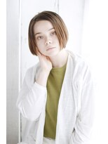 シュシュット(chouchoute)&nbsp;美髪質改善ピンクブラウンエアリーロング切りっぱなしボブ/132