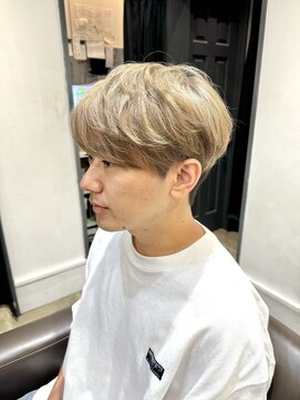 コスタ オブ リシェール(The COSTA of RICHAIR) メンズハイトーンマッシュ/韓国メンズ/シースルーバング/越谷