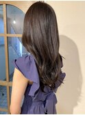 オリーブブラウンカラー　【韓国ヘア】　【韓国巻き髪】
