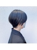 黒髪ボブルフネビージュ小顔ワンレンスペインカール